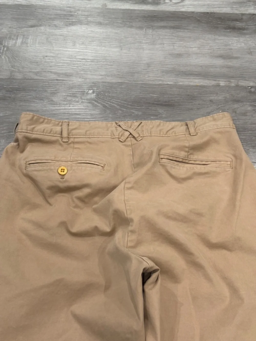 Alex Mill Standard Pleated Pant In Chino Vintage Khaki Cuffed Mens 31